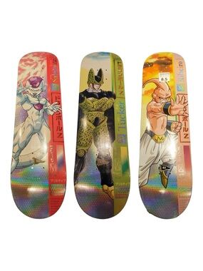 Primitive x Dragon Ball Z Skateboard Decks Factory Sealed New MINT 3pc